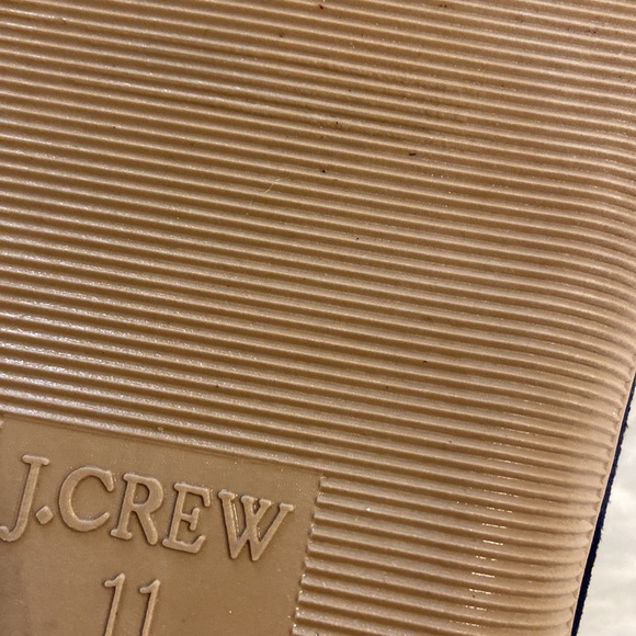 J.Crew Man Moccasin Slippers navy blue brand new with tag size 11 leather upper - Picture 7 of 16